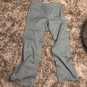 Level 99 sky blue wide legged pants